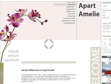 Tablet Screenshot of apart-amelie.at